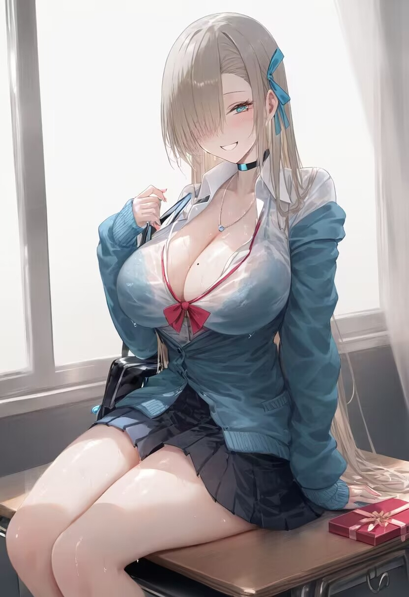 明日奈的情人节礼物-pixiv插画-作品交流服务