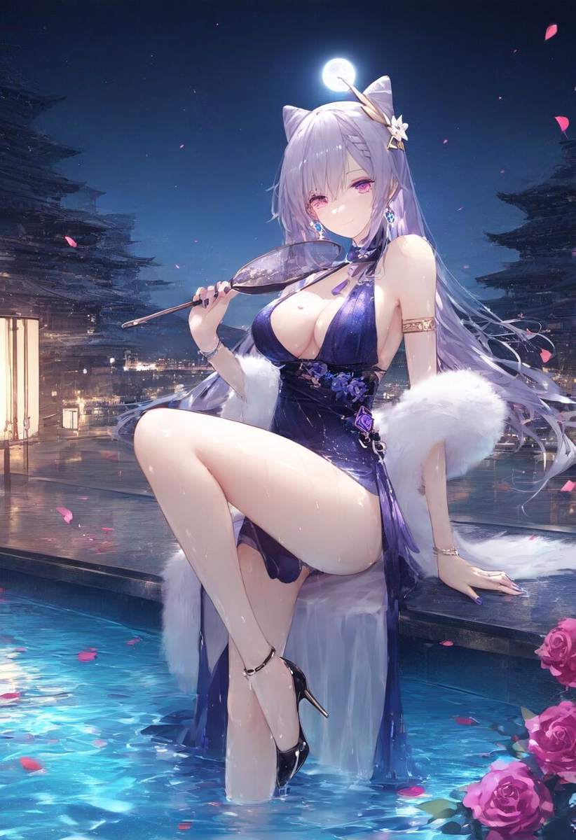 刻晴-pixiv插画-作品交流服务