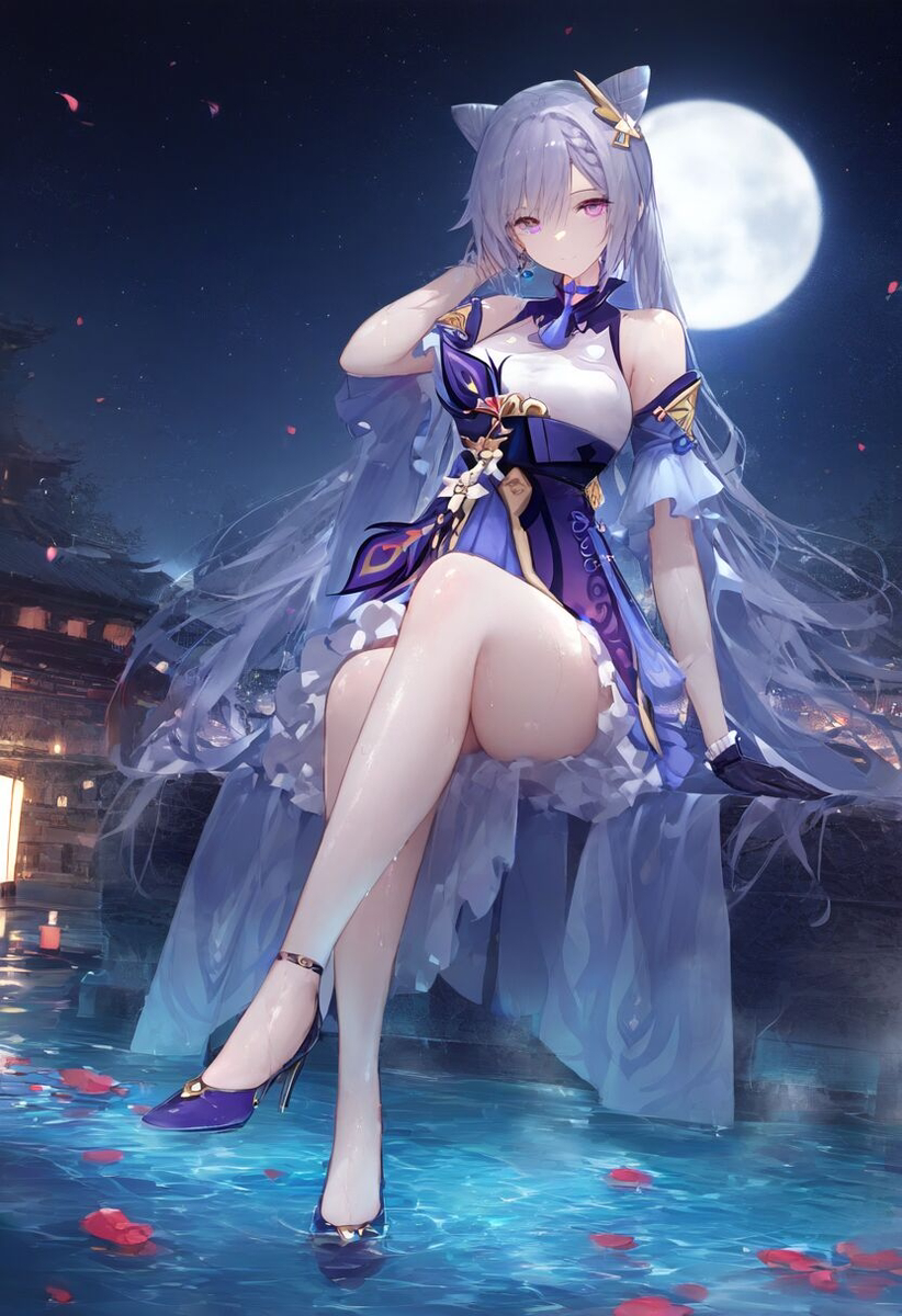 刻晴-pixiv插画-作品交流服务