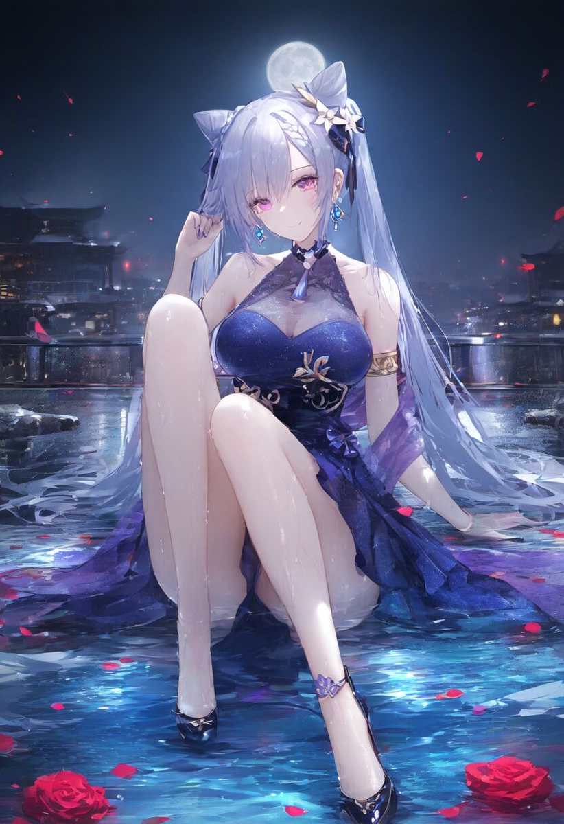 刻晴-pixiv插画-作品交流服务