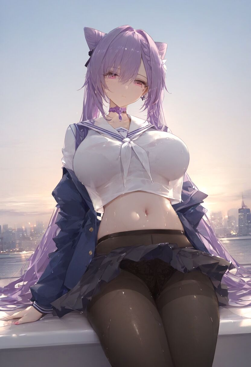 jk刻晴-pixiv插画-作品交流服务