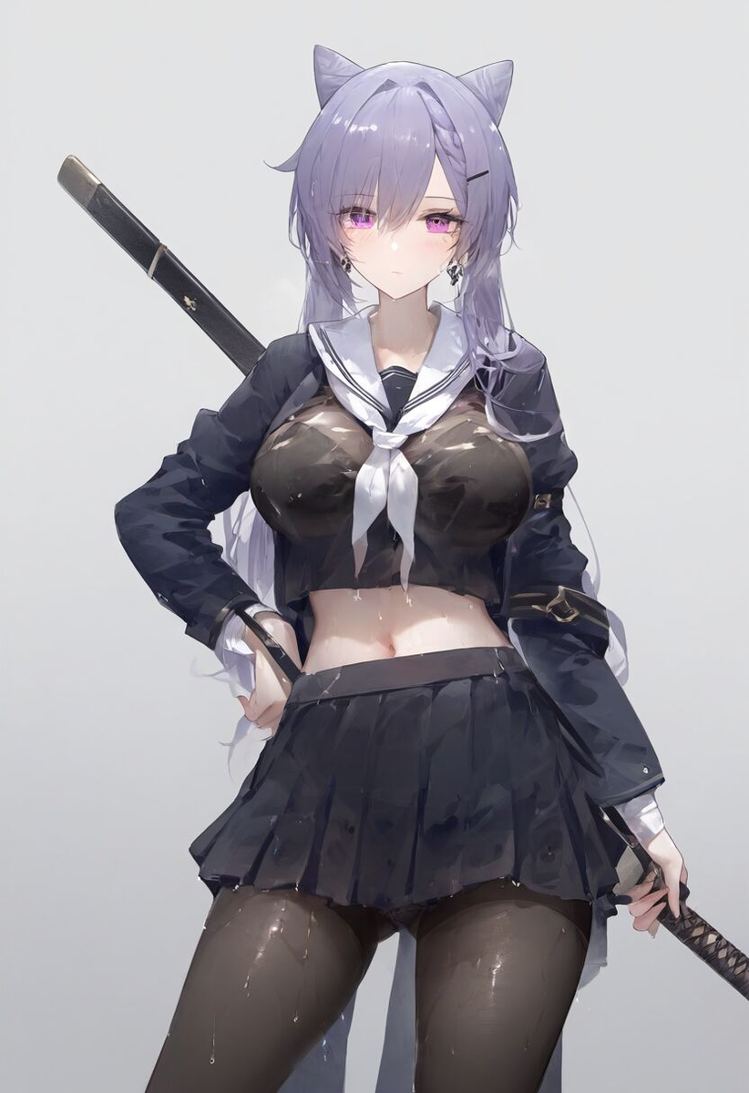 jk驱魔师刻晴-pixiv插画-作品交流服务