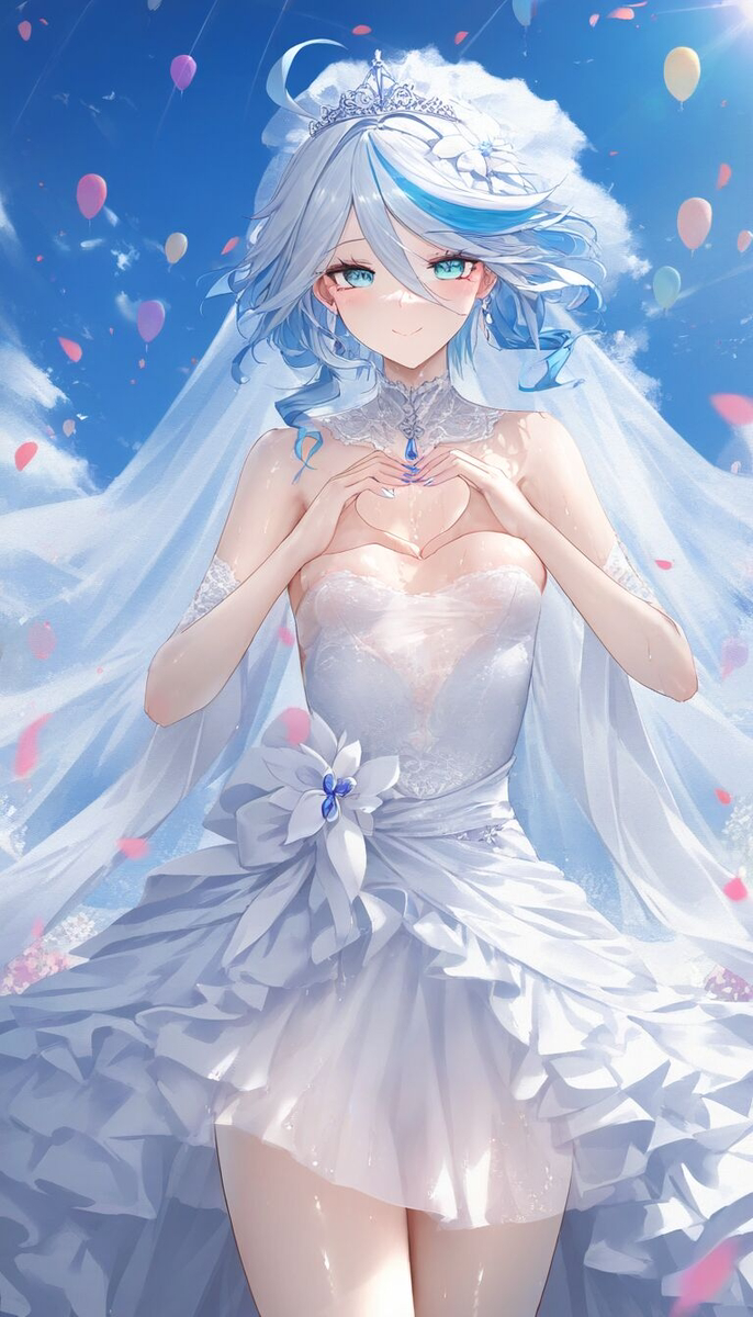 花嫁芙芙-pixiv插画-作品交流服务