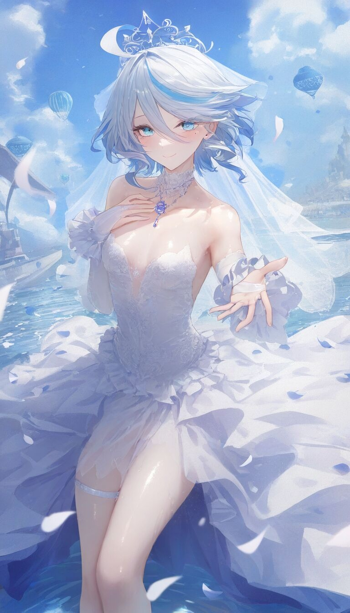 花嫁-pixiv插画-作品交流服务