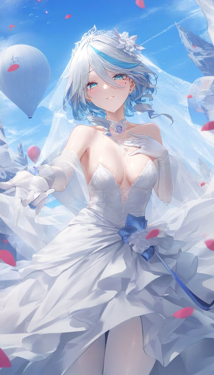 花嫁-pixiv插画-作品交流服务