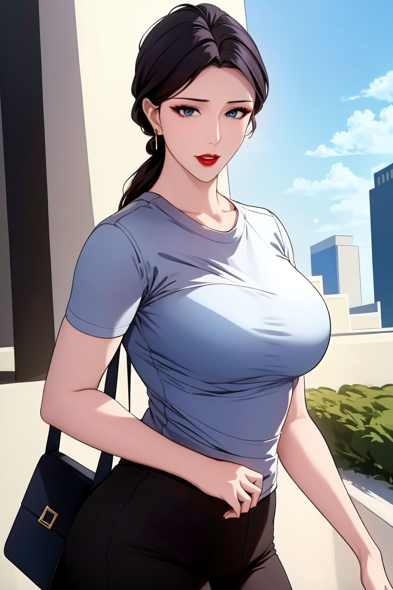 人妻-pixiv插画-作品交流服务