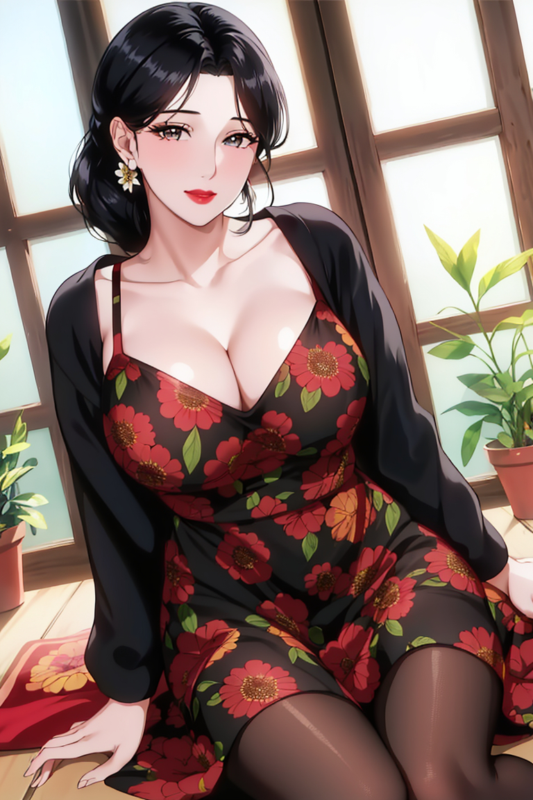 连衣裙小姨1-pixiv插画-作品交流服务