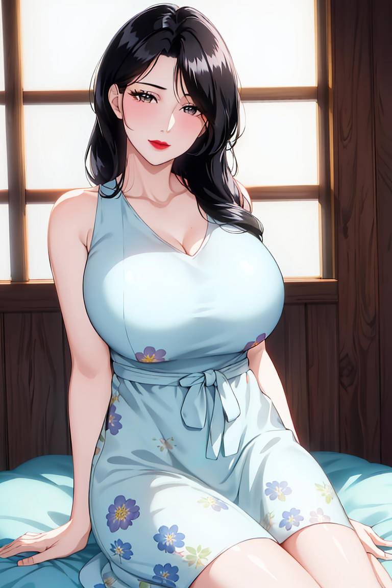 连衣裙小姨1-pixiv插画-作品交流服务