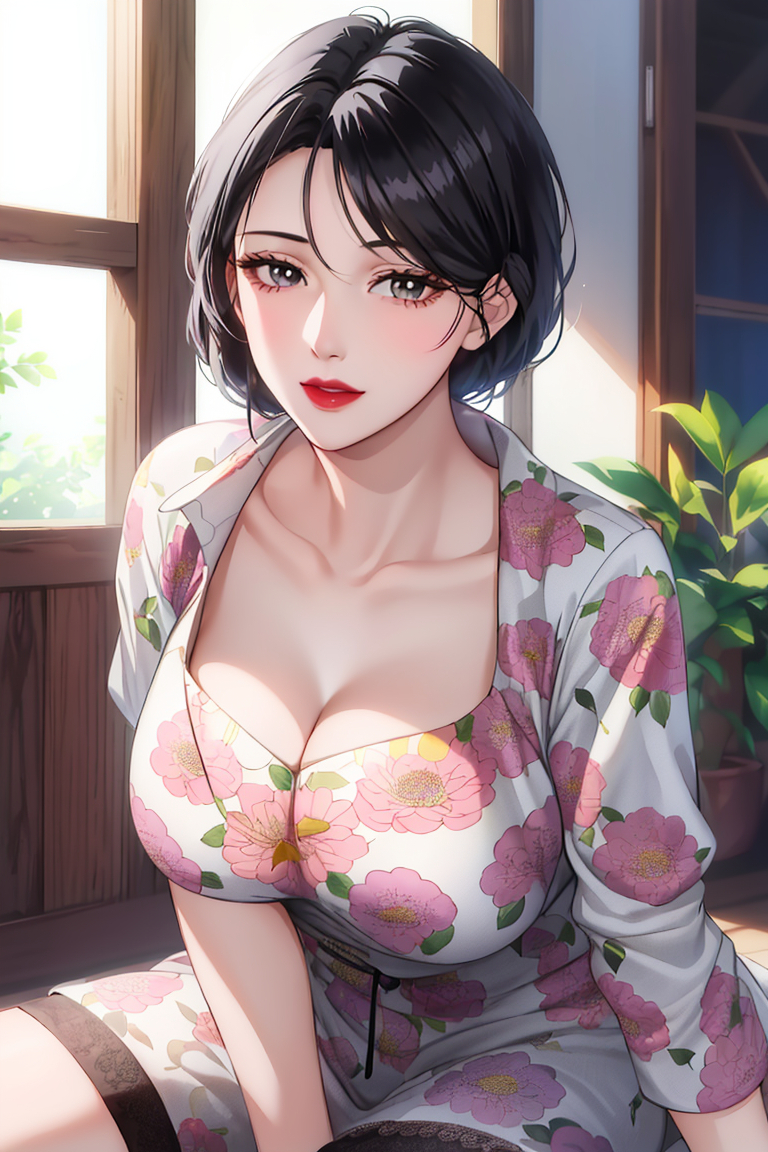 连衣裙小姨1-pixiv插画-作品交流服务