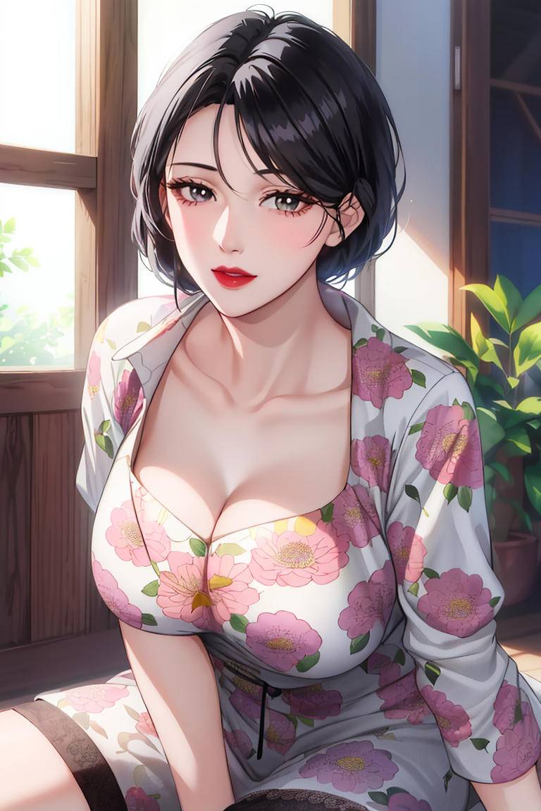 连衣裙小姨1-pixiv插画-作品交流服务