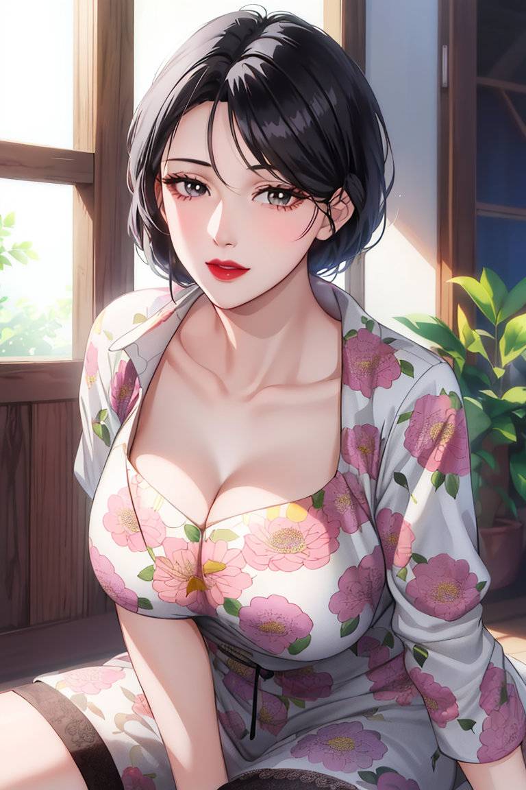 连衣裙小姨1-pixiv插画-作品交流服务