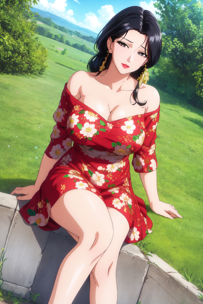 连衣裙小姨2-pixiv插画-作品交流服务