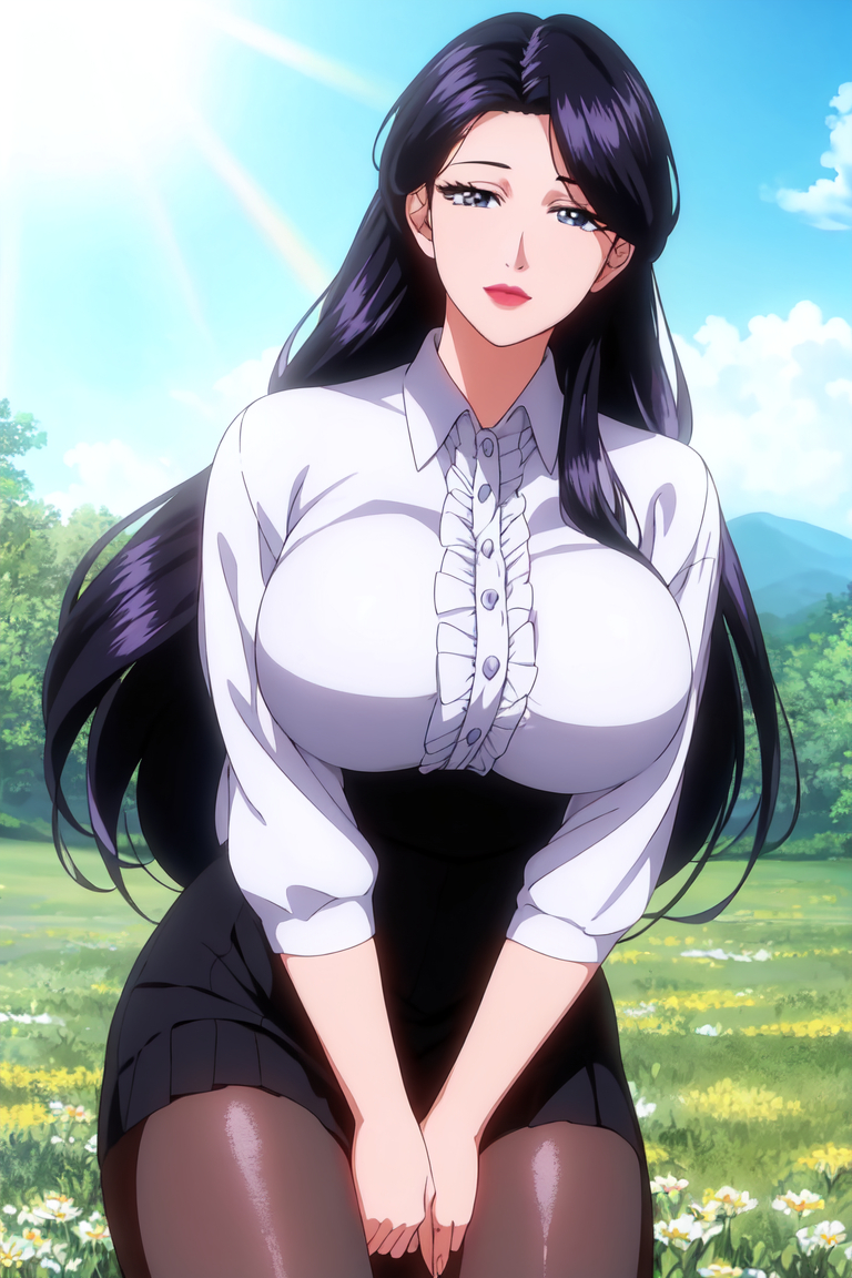 淑女小姨-pixiv插画-作品交流服务