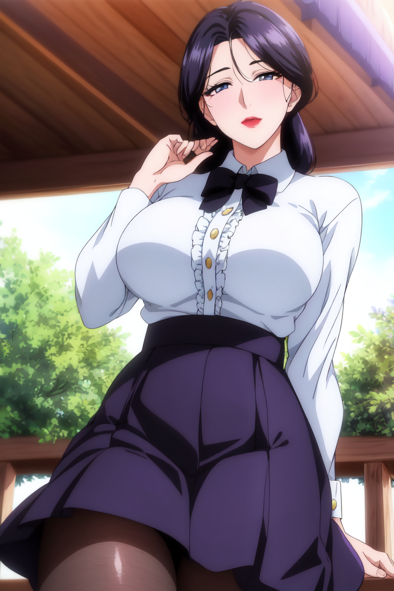 淑女小姨-pixiv插画-作品交流服务