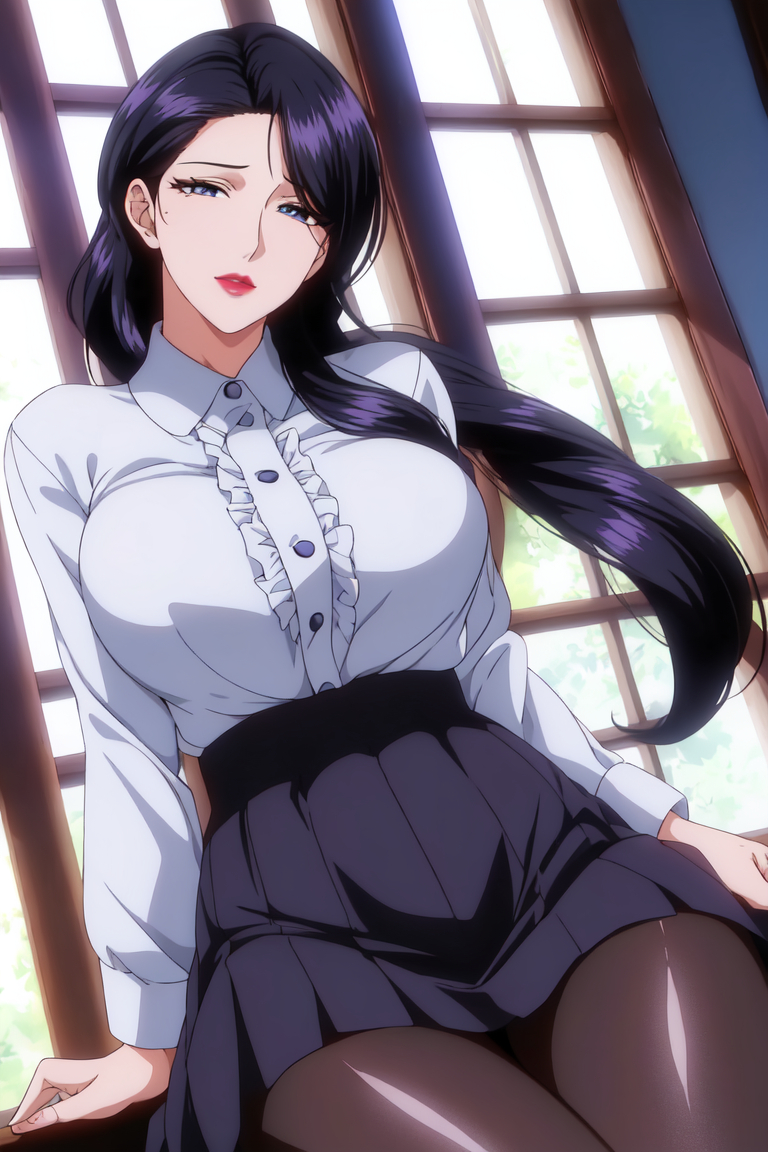 淑女小姨-pixiv插画-作品交流服务