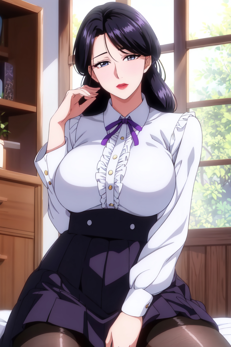 淑女小姨-pixiv插画-作品交流服务