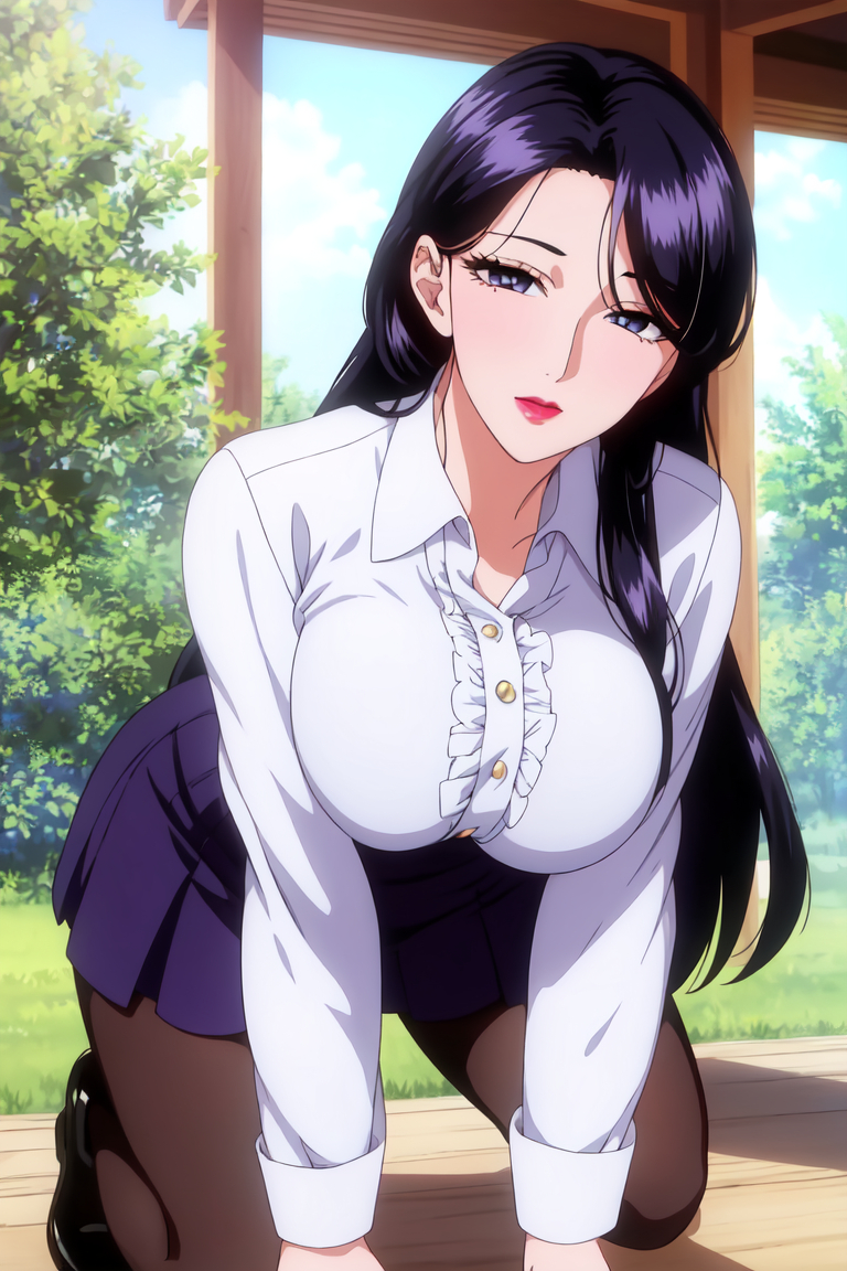 淑女小姨-pixiv插画-作品交流服务