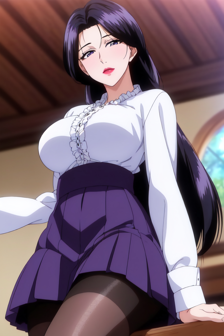 淑女小姨-pixiv插画-作品交流服务