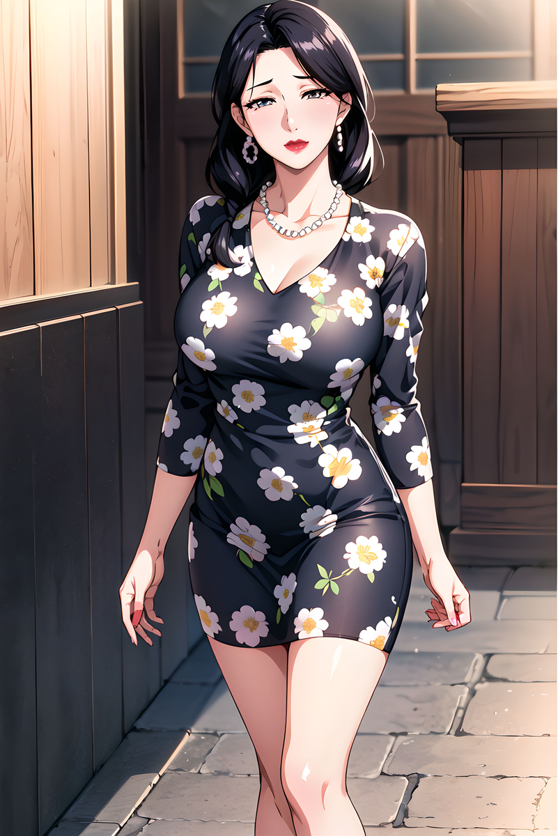 淑女妈妈-pixiv插画-作品交流服务