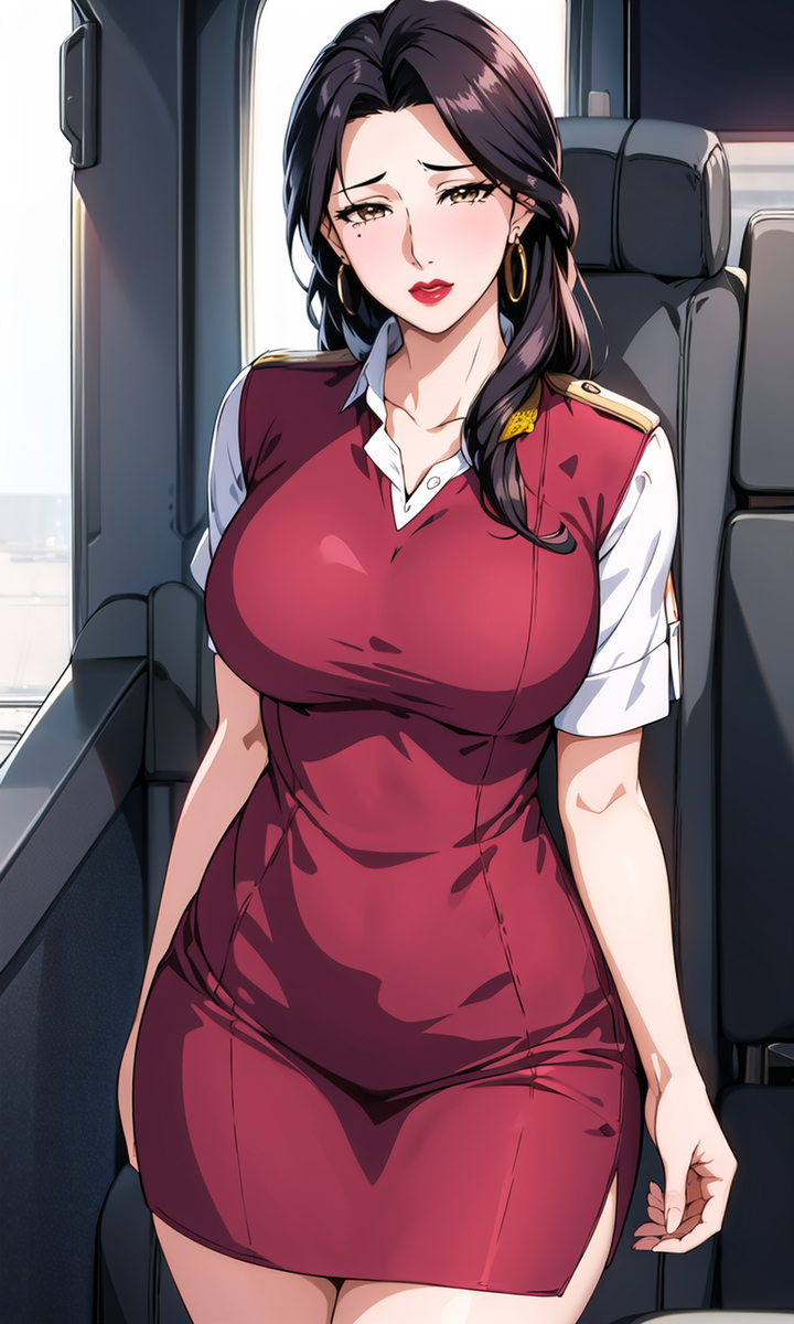 空姐阿姨 CA Aunt-pixiv插画-作品交流服务