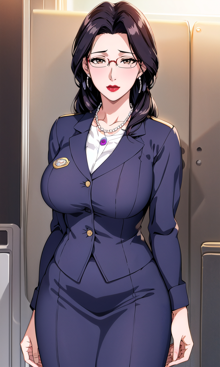 空姐阿姨 CA Aunt-pixiv插画-作品交流服务