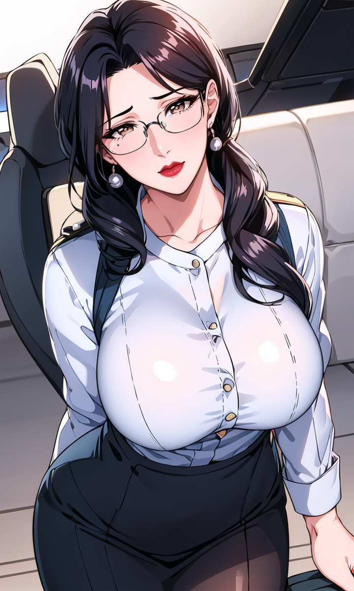 空姐阿姨 CA Aunt-pixiv插画-作品交流服务