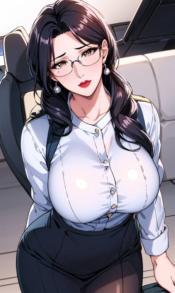 空姐阿姨 CA Aunt-pixiv插画-作品交流服务