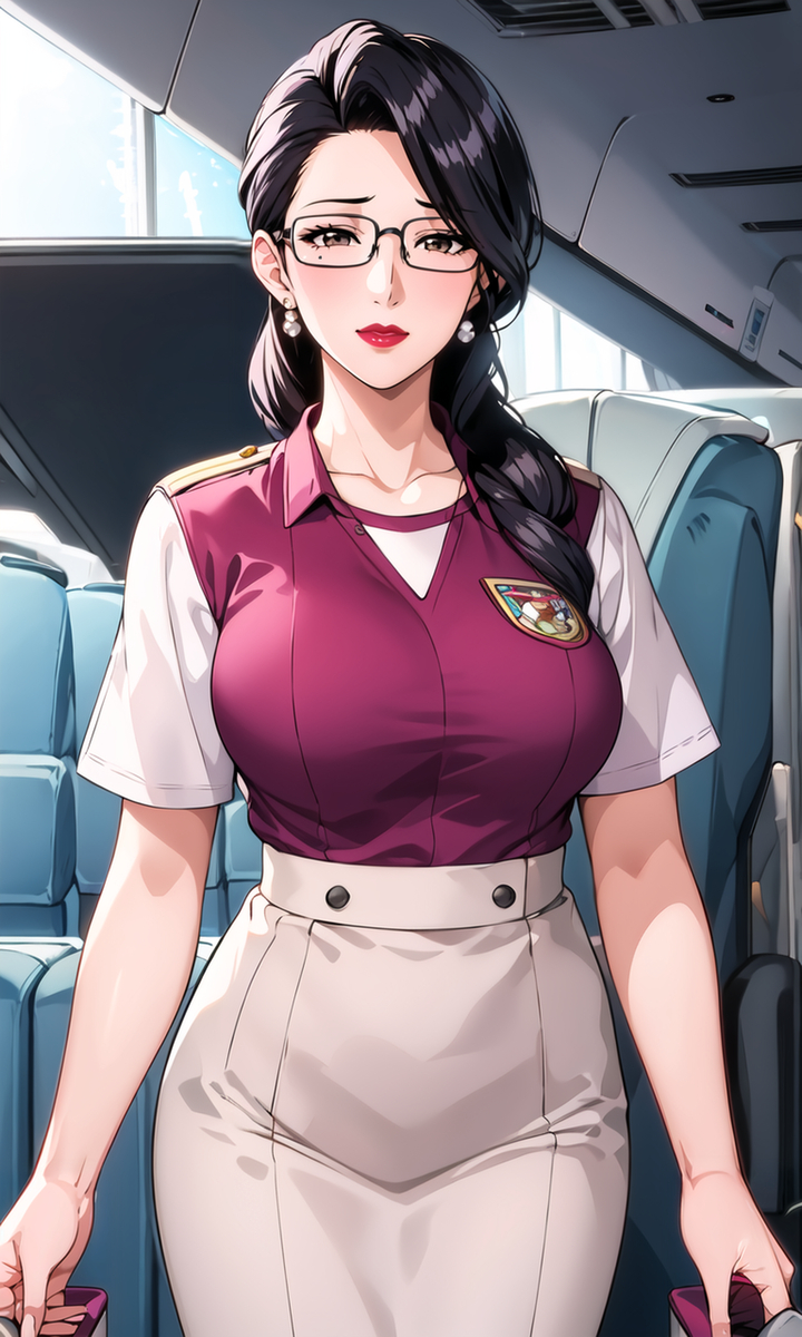 图片[5]-空姐阿姨 CA Aunt-pixiv插画-作品交流服务