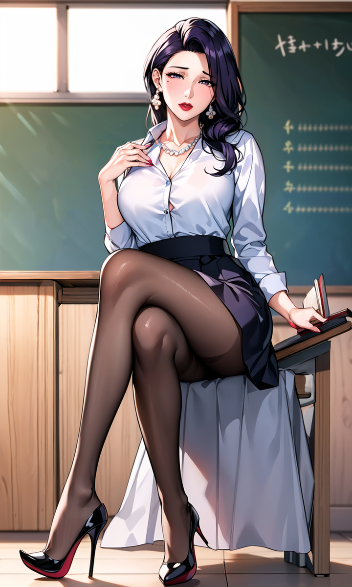 图片[8]-黑丝教师妈妈-pixiv插画-作品交流服务