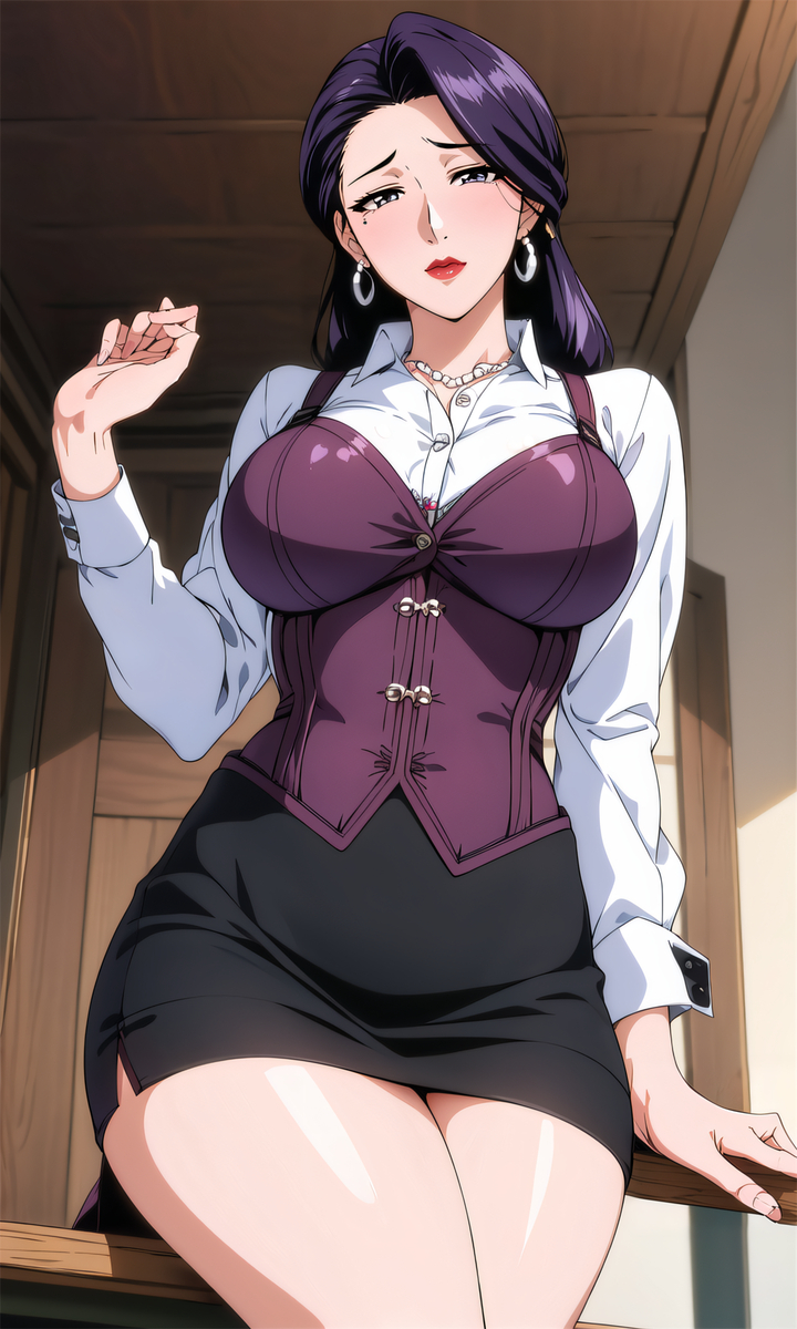 白衬衫妈妈-pixiv插画-作品交流服务