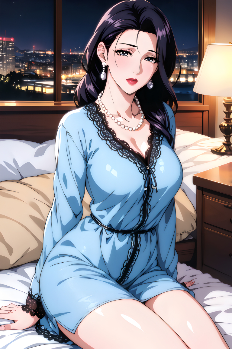 睡衣妈妈-pixiv插画-作品交流服务