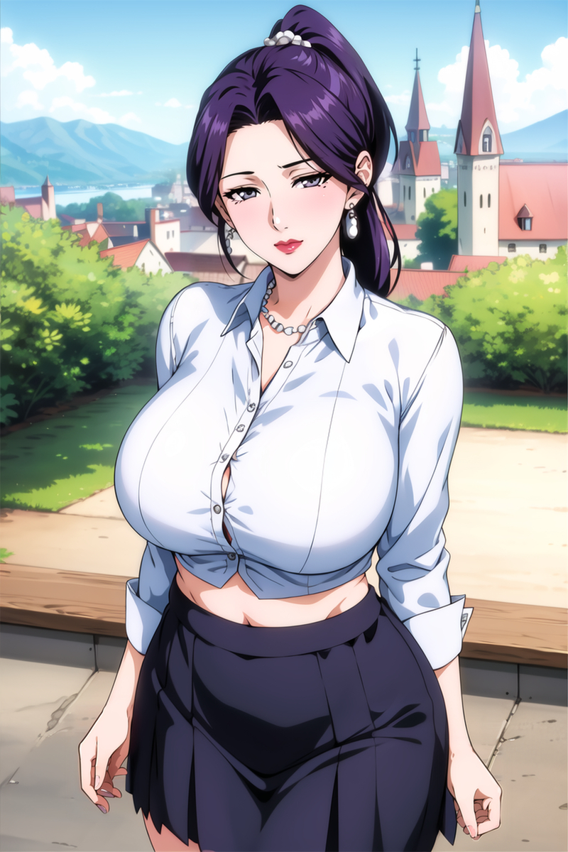 马尾小姨-pixiv插画-作品交流服务