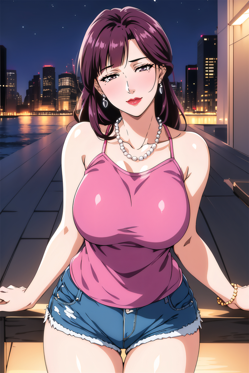 图片[11]-背心热裤阿姨-pixiv插画-作品交流服务