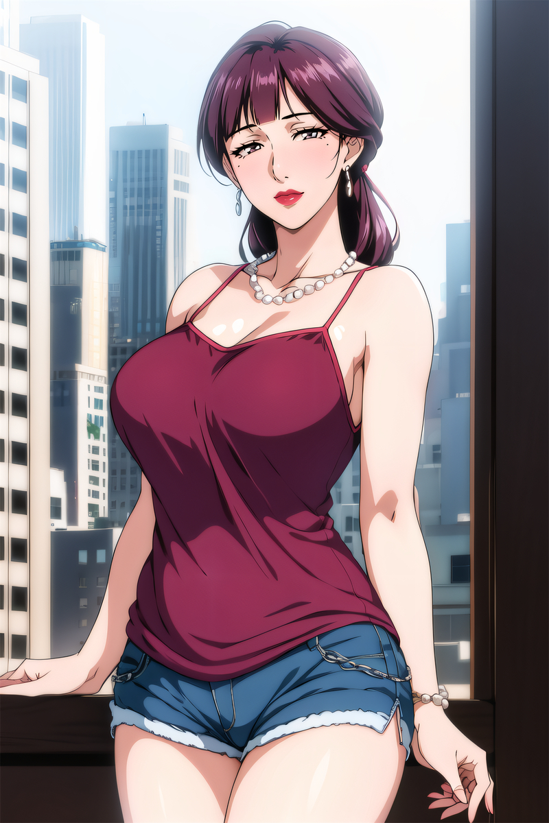 图片[14]-背心热裤阿姨-pixiv插画-作品交流服务