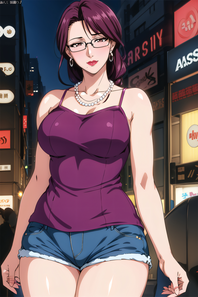 图片[8]-背心热裤阿姨-pixiv插画-作品交流服务