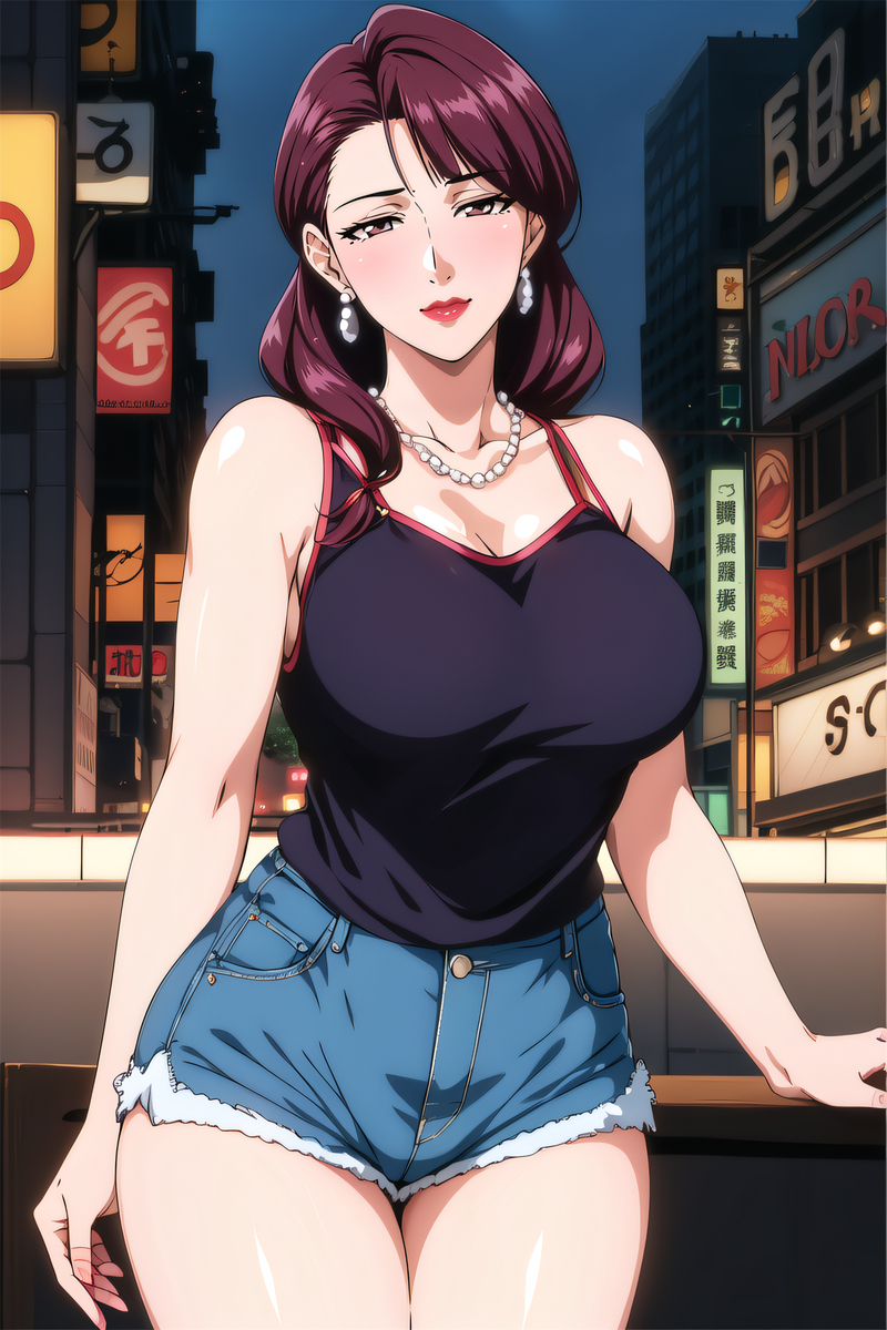 图片[10]-背心热裤阿姨-pixiv插画-作品交流服务