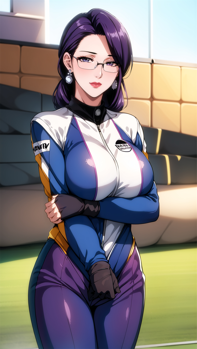 赛车女郎-pixiv插画-作品交流服务