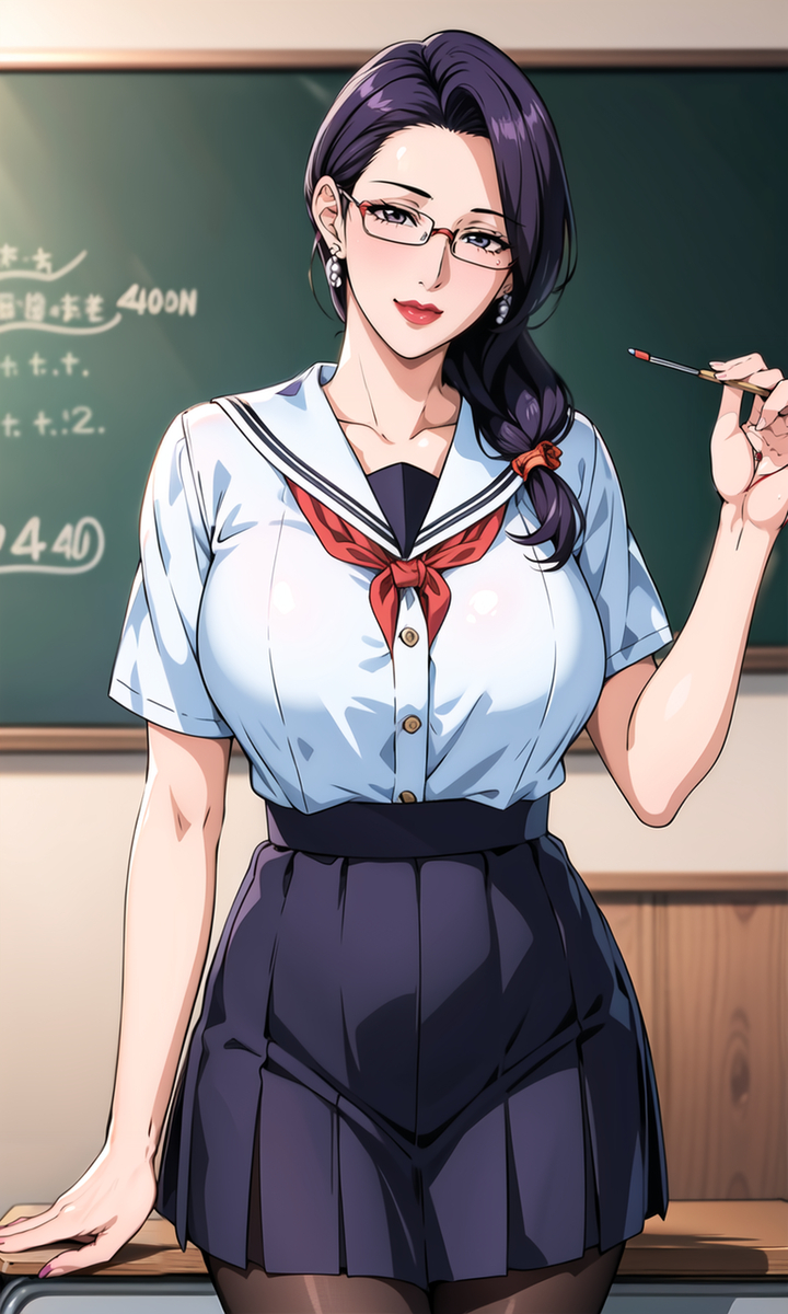 水手服妈妈-pixiv插画-作品交流服务