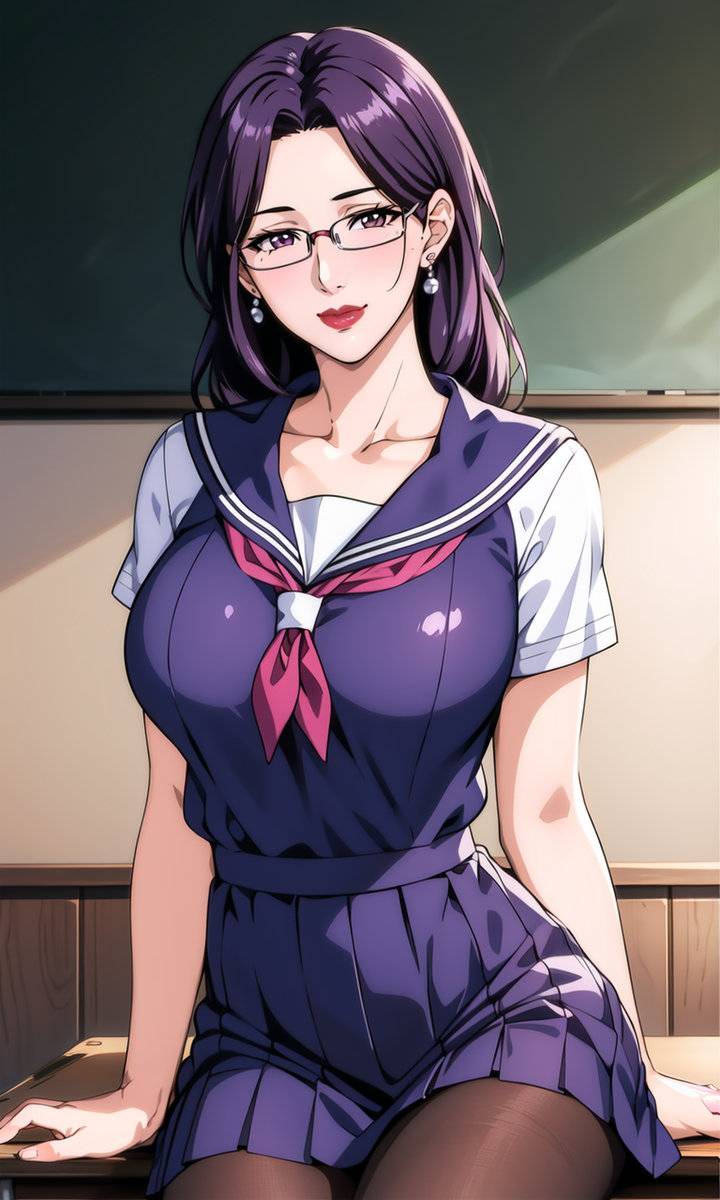 水手服妈妈-pixiv插画-作品交流服务