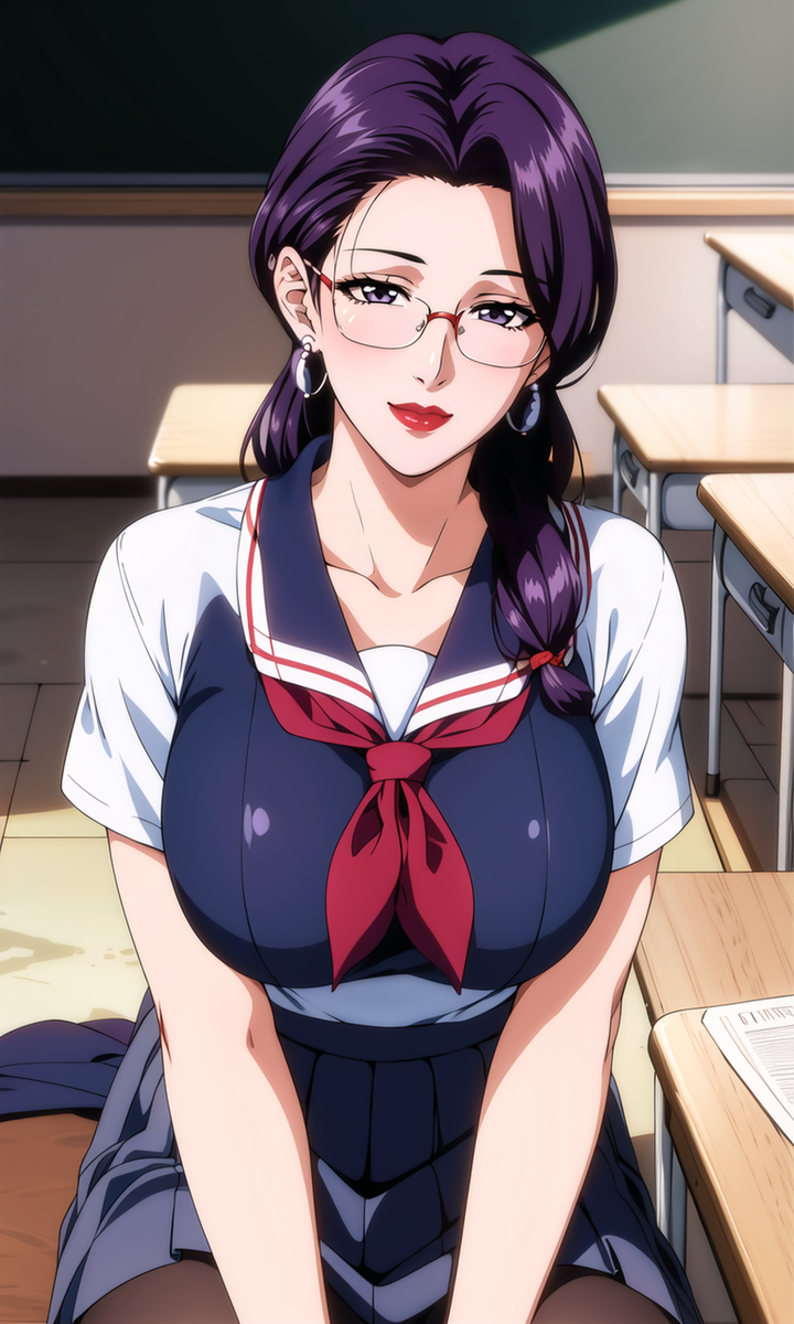 水手服妈妈-pixiv插画-作品交流服务