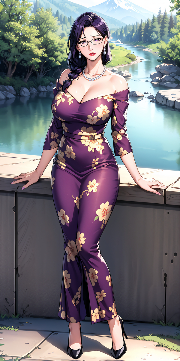 连衣裙妈妈-pixiv插画-作品交流服务