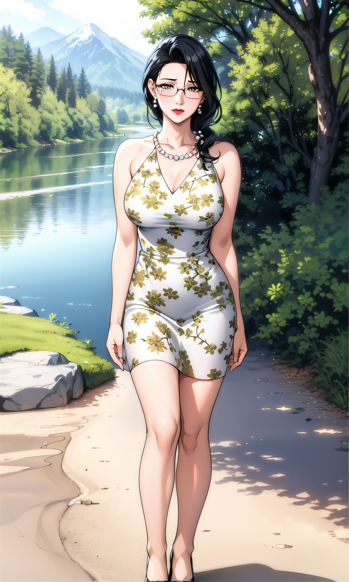 连衣裙妈妈-pixiv插画-作品交流服务