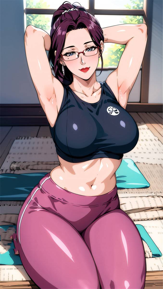 瑜伽妈妈-pixiv插画-作品交流服务