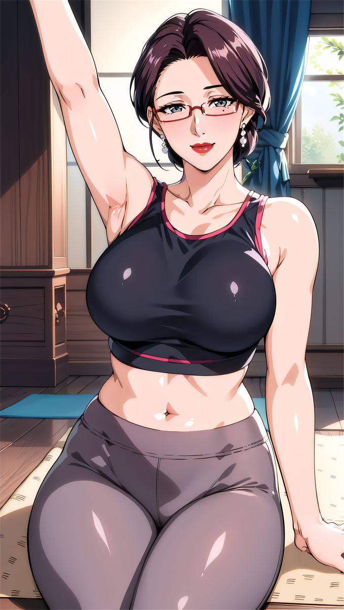 图片[5]-瑜伽妈妈-pixiv插画-作品交流服务