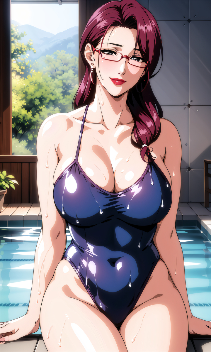 图片[9]-泳装妈妈-pixiv插画-作品交流服务