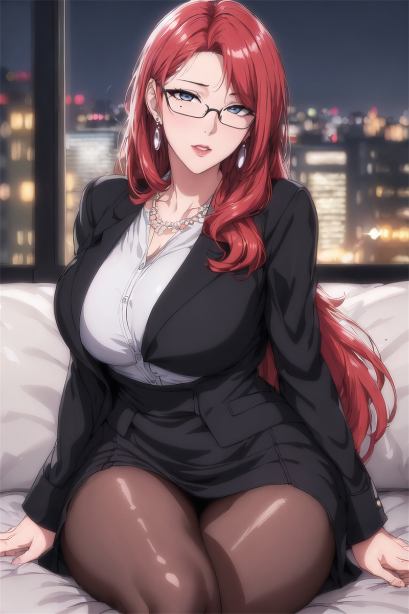 情趣OL妈妈-pixiv插画-作品交流服务