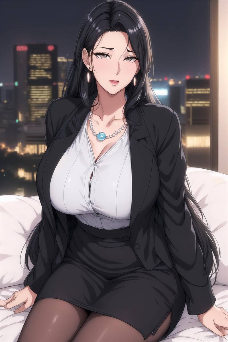 情趣OL妈妈-pixiv插画-作品交流服务
