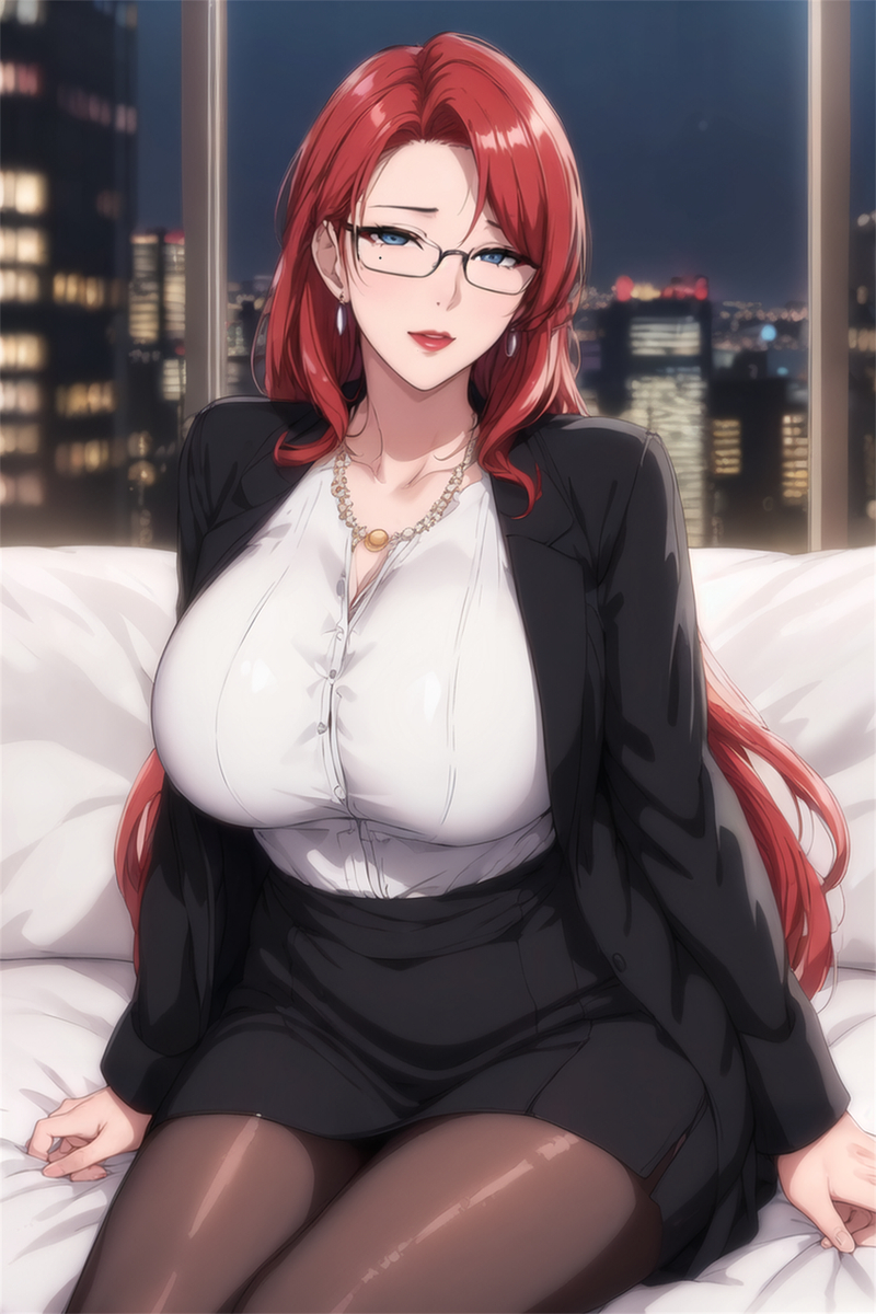 情趣OL妈妈-pixiv插画-作品交流服务