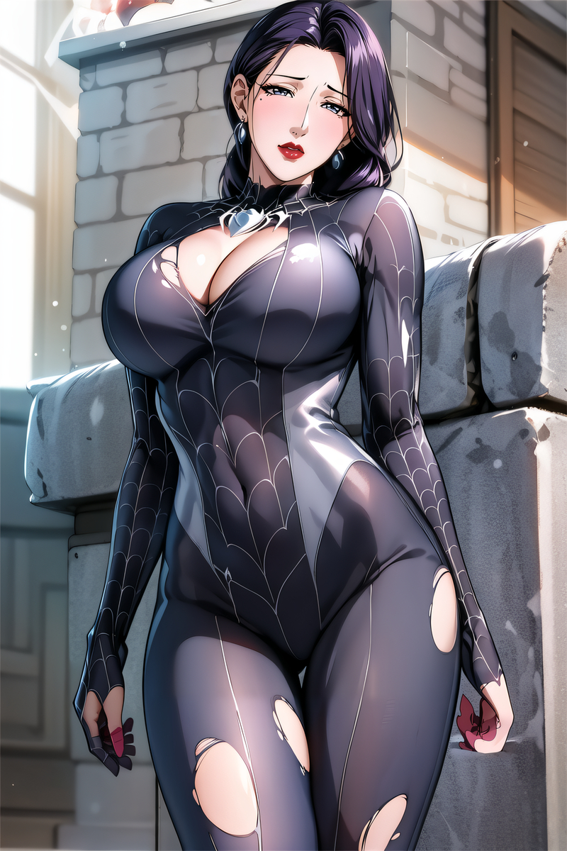 蜘蛛侠妈妈-pixiv插画-作品交流服务