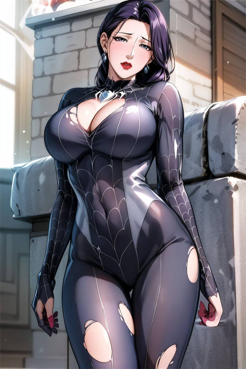 蜘蛛侠妈妈-pixiv插画-作品交流服务